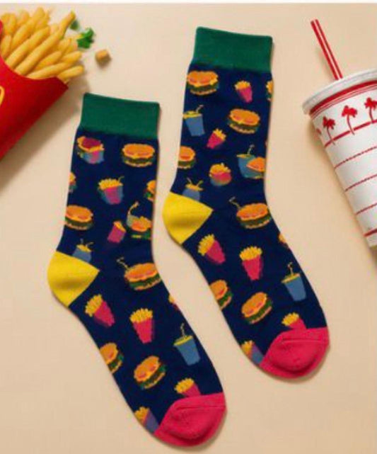 1 pair of burger socks